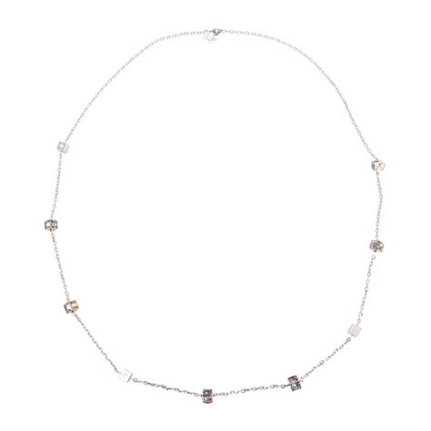 louis vuitton palladium necklace